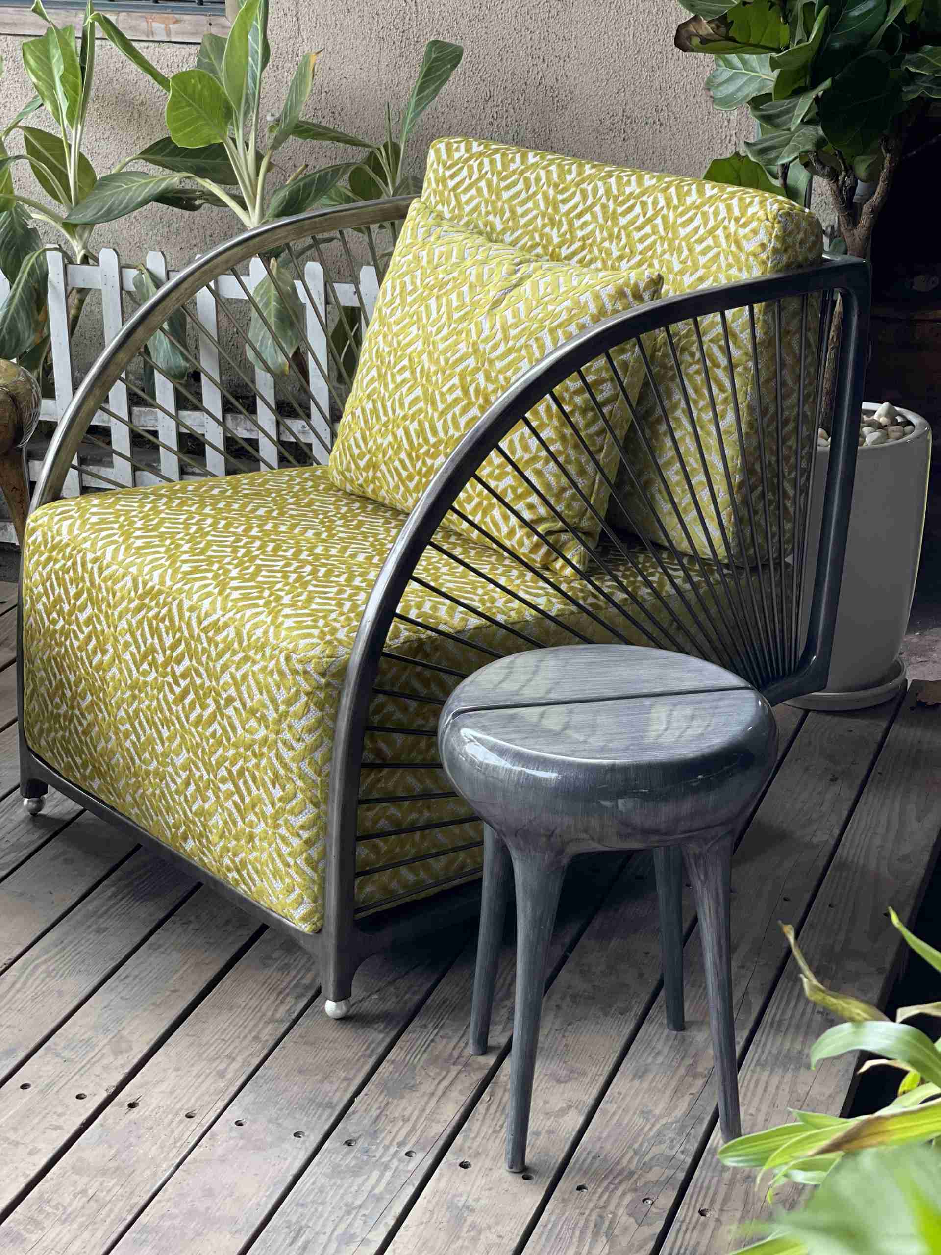 Đôn tròn Canyon Xám